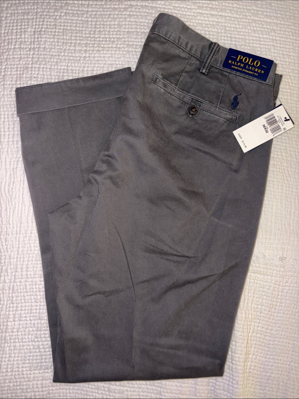 Polo by Ralph Lauren Men's Charcoal Gray Chino Pants